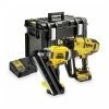 DeWalt DCK264P2 18V Framing Nailer And Finishing Nailer Kit - 2x 5Ah Batteries, Charger And Case