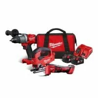 Milwaukee M18FPP3K-502B 18V FUEL 3 Piece Tool Kit - 2x 5Ah Batteries, Charger And Bag