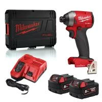 Milwaukee M18ONEID2-502X M18 FUEL™ One-Key™ 18V Impact Driver Kit - 2x 5Ah Batteries, Charger And Case -Gas Struts Sales Store m18oneid2 502x no wifi icon