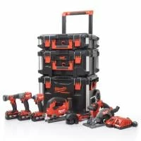 Milwaukee Packout Toolbox System With 6 Piece Tool Kit Bundle