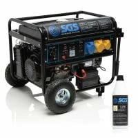 SGS 6.9 KVA / 5.5 KW Petrol Generator W. Electric Start Wheel Kit & Oil | 4-Stroke 13 HP